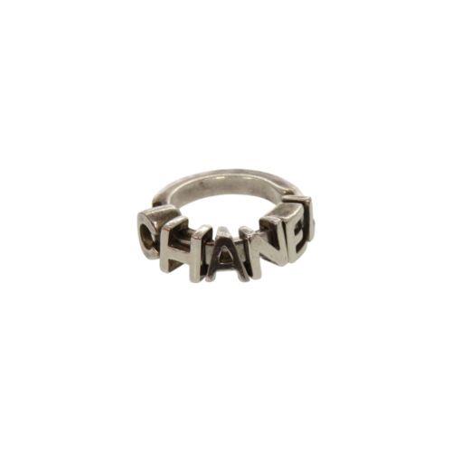 Chanel Silver Band Ring (Pre-Owned) - Chanel - Modalova