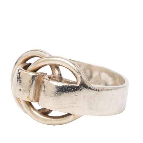 Silver 925 Band Ring (Pre-Owned) - Hermes - Modalova