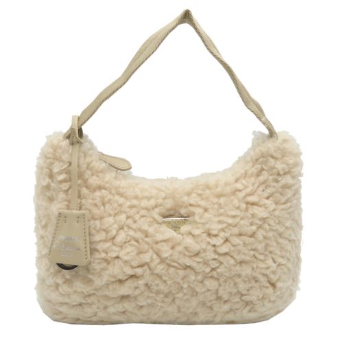 Silk Wool Handbag (Pre-Owned) - Prada - Modalova