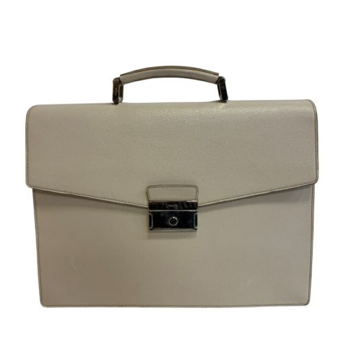 Leather Briefcase (Pre-Owned) - Prada - Modalova