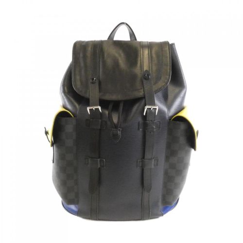 Coated Canvas Leather Backpack (Pre-Owned) - Louis Vuitton - Modalova