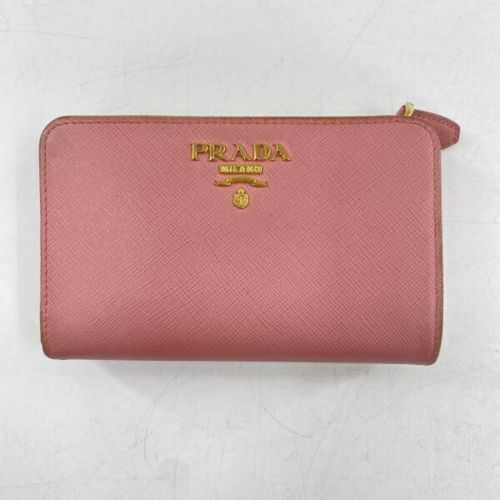 Saffiano Triangle Wallet (Bi-Fold) (Pre-Owned) - Prada - Modalova