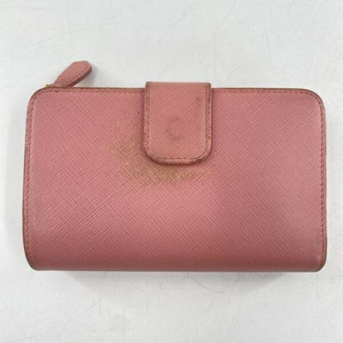 Saffiano Triangle Wallet (Bi-Fold) (Pre-Owned) - Prada - Modalova