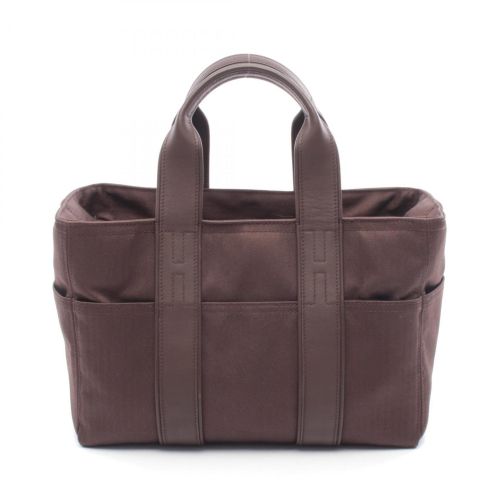 Canvas Leather Handbag (Pre-Owned) - Hermes - Modalova