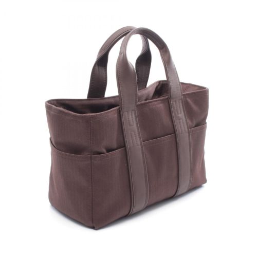 Canvas Leather Handbag (Pre-Owned) - Hermes - Modalova