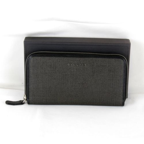 Leather Long Wallet (Bi-Fold) (Pre-Owned) - Bvlgari - Modalova