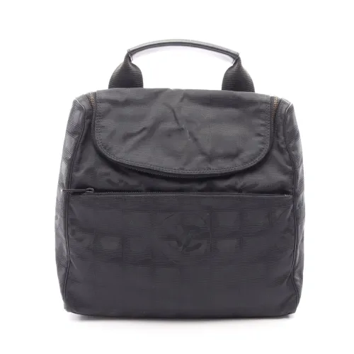 Leather Nylon Canvas Backpack Handbag (Pre-Owned) - Chanel - Modalova