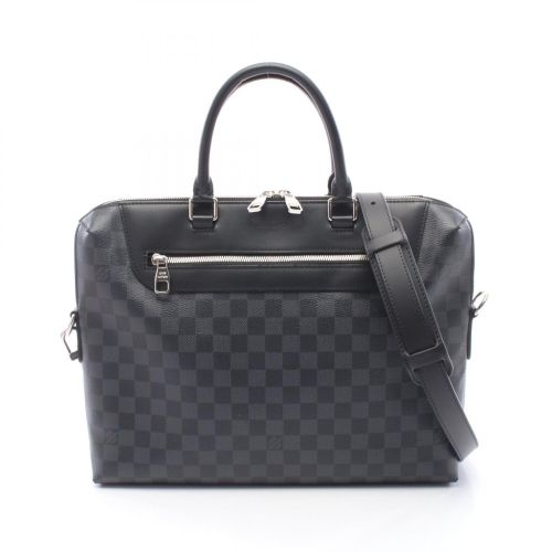 Coated Canvas Leather Briefcase Handbag (Pre-Owned) - Louis Vuitton - Modalova
