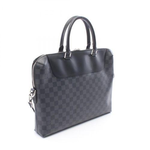 Coated Canvas Leather Briefcase Handbag (Pre-Owned) - Louis Vuitton - Modalova
