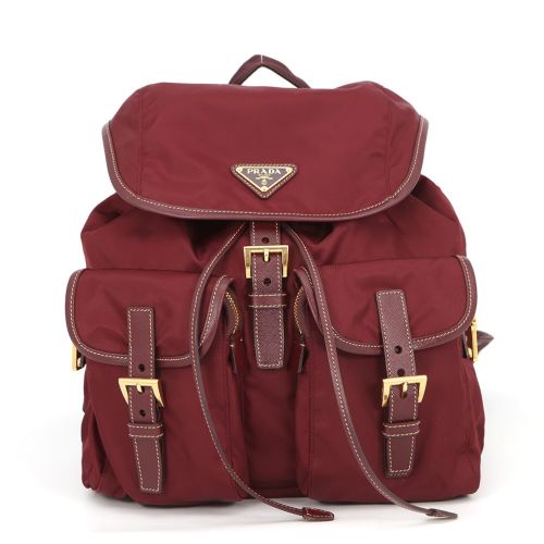 Nylon Leather Backpack Handbag (Pre-Owned) - Prada - Modalova