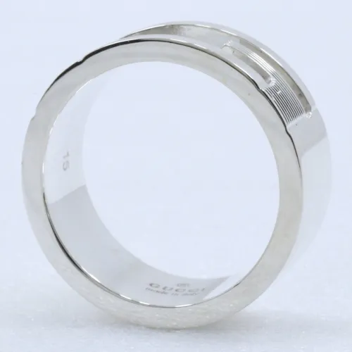 Silver 925 Band Ring (Pre-Owned) - Gucci - Modalova