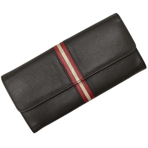 Leather Long Wallet (Bi-Fold) (Pre-Owned) - Bally - Modalova