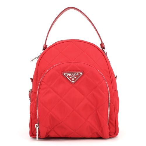 Nylon Leather Backpack (Pre-Owned) - Prada - Modalova