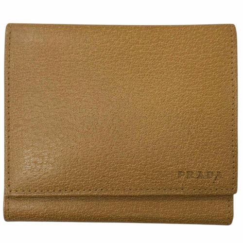 Leather Wallet (Tri-Fold) (Pre-Owned) - Prada - Modalova