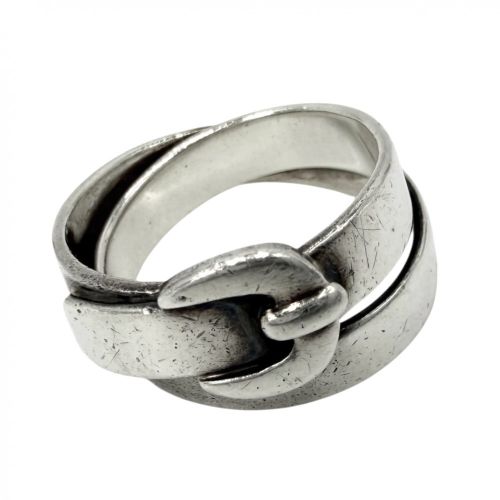 Silver 925 Band Ring (Pre-Owned) - Hermes - Modalova