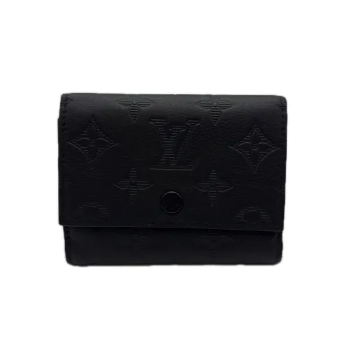 Monogram Shadow Leather Wallet (Tri-Fold) (Pre-Owned) - Louis Vuitton - Modalova