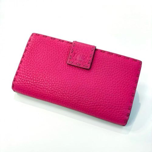 Leather Long Wallet (Bi-Fold) (Pre-Owned) - Fendi - Modalova