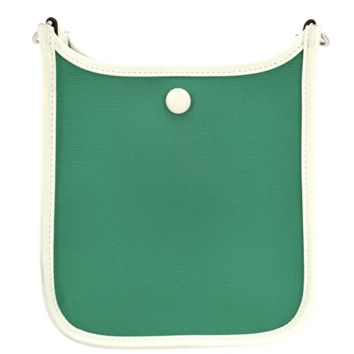 Mint Canvas Leather Shoulder Bag (Pre-Owned) - Hermes - Modalova