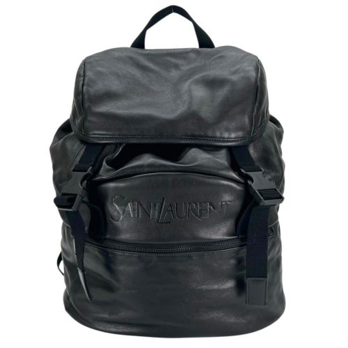Leather Nylon Backpack (Pre-Owned) - Saint Laurent - Modalova