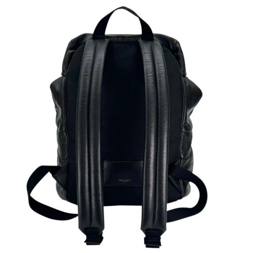 Leather Nylon Backpack (Pre-Owned) - Saint Laurent - Modalova