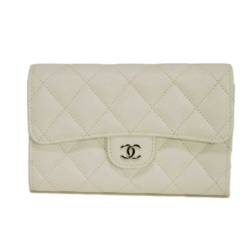 Leather Wallet (Tri-Fold) (Pre-Owned) - Chanel - Modalova