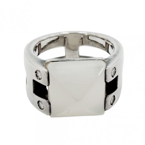 Silver 925 Band Ring (Pre-Owned) - Hermes - Modalova