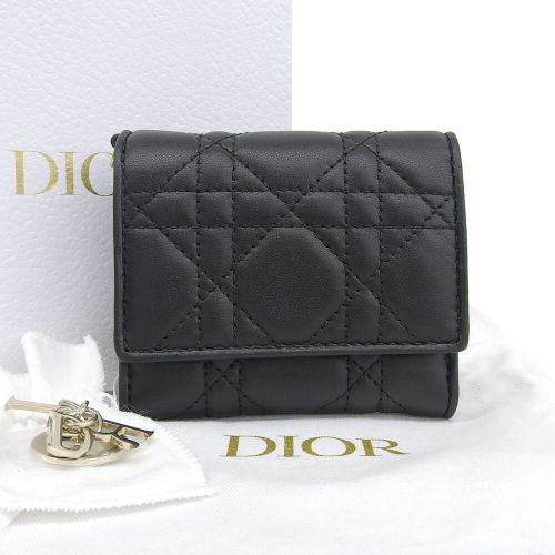 Leather Wallet (Tri-Fold) (Pre-Owned) - Christian Dior - Modalova
