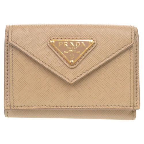 Saffiano Wallet (Tri-Fold) (Pre-Owned) - Prada - Modalova