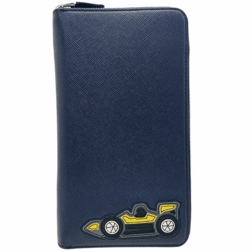 Leather Long Wallet (Bi-Fold) (Pre-Owned) - Prada - Modalova