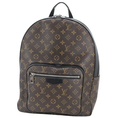 Monogram Macassar Monogram Leather Backpack (Pre-Owned) - Louis Vuitton - Modalova