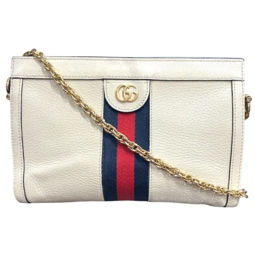 Sherry Line Leather Shoulder Bag (Pre-Owned) - Gucci - Modalova