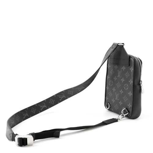 Monogram Eclipse Taiga Leather Monogram Eclipse Handbag Sling Bag (Pre-Owned) - Louis Vuitton - Modalova