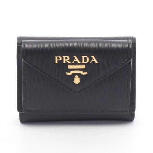 Leather Wallet (Tri-Fold) (Pre-Owned) - Prada - Modalova