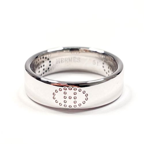 White Gold (18K) Band Ring (Pre-Owned) - Hermes - Modalova