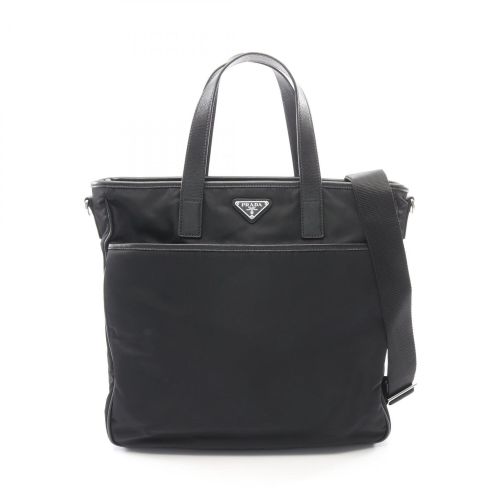Nylon Leather Handbag (Pre-Owned) - Prada - Modalova