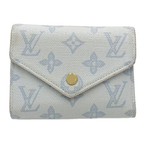 Monogram Canvas Leather Wallet (Tri-Fold) (Pre-Owned) - Louis Vuitton - Modalova