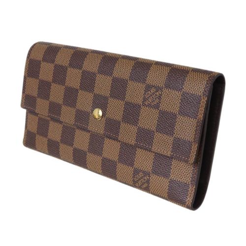 Damier Long Wallet (Tri-Fold) (Pre-Owned) - Louis Vuitton - Modalova