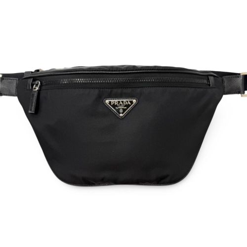 Nylon Leather Fanny Pack Sling Bag (Pre-Owned) - Prada - Modalova