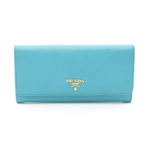Leather Long Wallet (Bi-Fold) (Pre-Owned) - Prada - Modalova