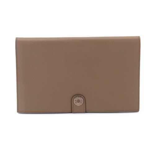 Leather Long Wallet (Bi-Fold) (Pre-Owned) - Hermes - Modalova
