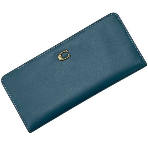 Leather Long Wallet (Bi-Fold) (Pre-Owned) - Coach - Modalova