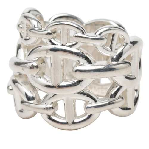 Silver 925 Band Ring (Pre-Owned) - Hermes - Modalova