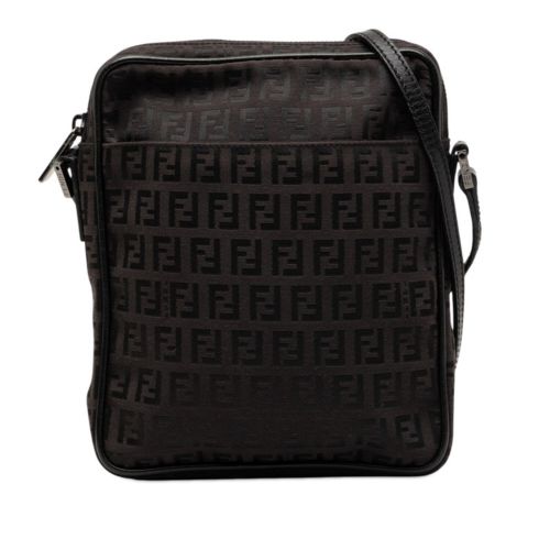 Canvas Leather Shoulder Bag (Pre-Owned) - Fendi - Modalova