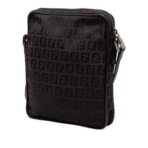 Canvas Leather Shoulder Bag (Pre-Owned) - Fendi - Modalova