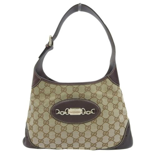 Canvas Leather Shoulder Bag (Pre-Owned) - Gucci - Modalova