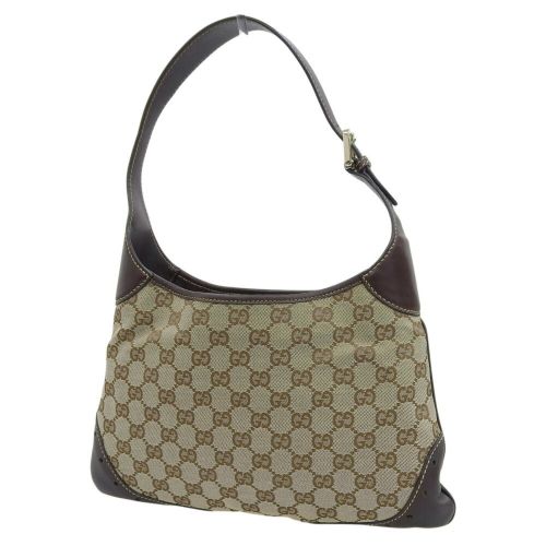 Canvas Leather Shoulder Bag (Pre-Owned) - Gucci - Modalova