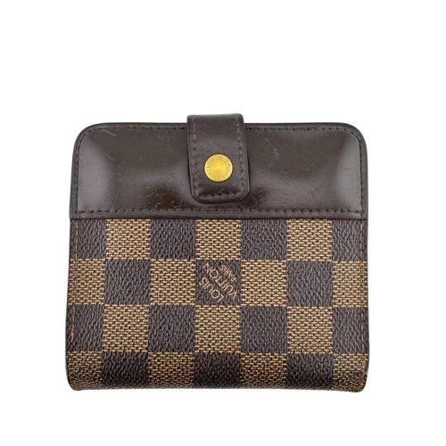 Damier Leather Wallet (Bi-Fold) (Pre-Owned) - Louis Vuitton - Modalova