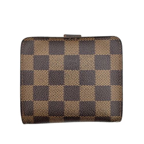 Damier Leather Wallet (Bi-Fold) (Pre-Owned) - Louis Vuitton - Modalova