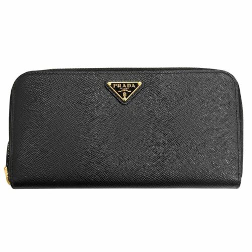 Leather Long Wallet (Bi-Fold) (Pre-Owned) - Prada - Modalova