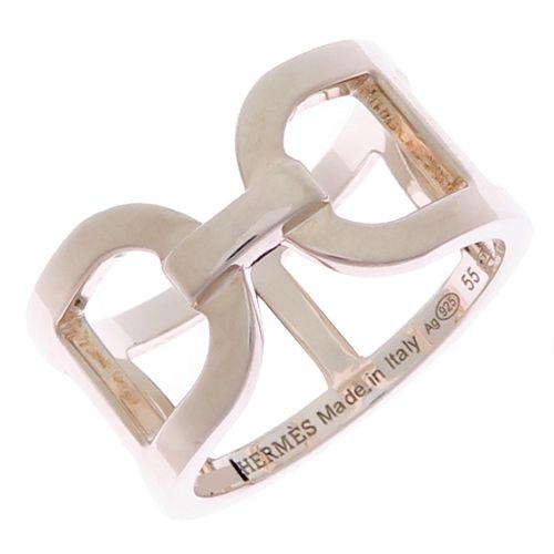 Silver 925 Band Ring (Pre-Owned) - Hermes - Modalova